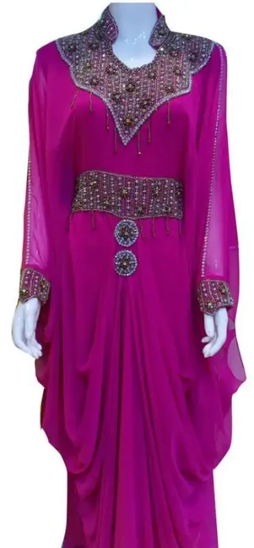 Picture of Radhe Designer Multicolor Georgette Kaftan Dress for Women - F9192