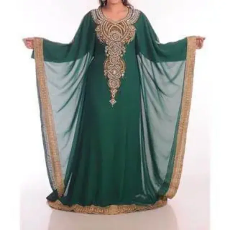 Picture of Radhe Designer Purple Georgette Kaftan Dress for Women - F9193