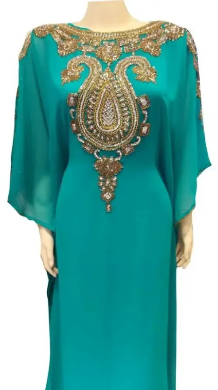 Picture of Radhe Designer Pink Cotton Kaftan Dress for Women - F9207