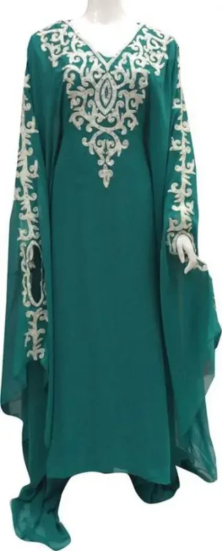 Picture of Radhe Designer Black Georgette Kaftan Dress for Women - F9223