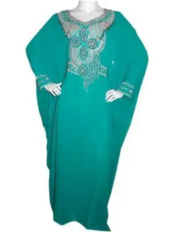 Picture of Radhe Designer Multicolor Georgette Kaftan Dress for Women - F9215