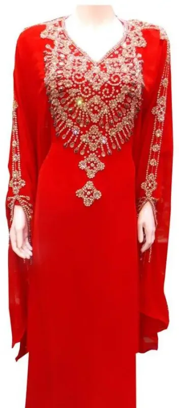 Picture of Radhe Designer Blue Georgette Kaftan Dress for Women - F9235