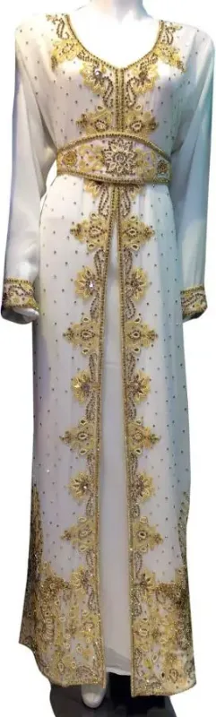 Picture of Radhe Designer Black Georgette Kaftan Dress for Women - F2411