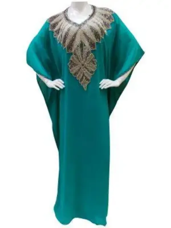 Picture of Radhe Designer Multicolor Georgette Kaftan Dress for Women - F9233