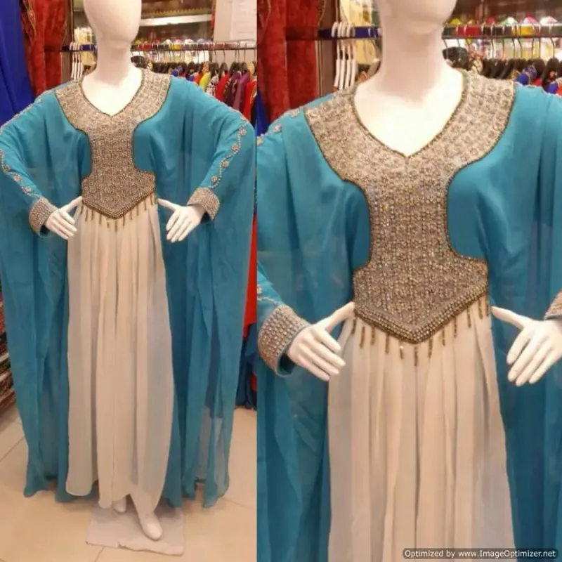 Picture of Radhe Designer Pink Cotton Kaftan Dress for Women - F2429