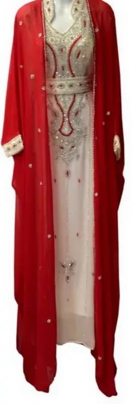 Picture of Radhe Designer Multicolor Georgette Kaftan Dress for Women - F9266