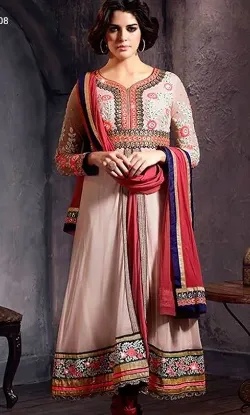Picture of indian pakistani salwar suit cotton maxi skirt partywea