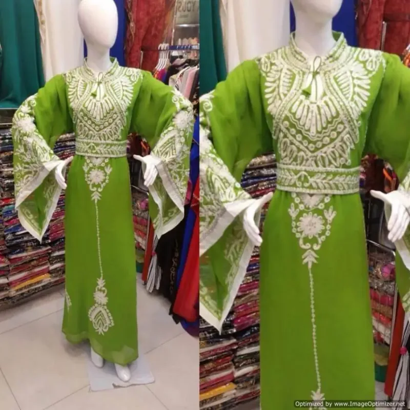 Picture of Radhe Designer Multicolor Georgette Kaftan Dress for Women - F2417