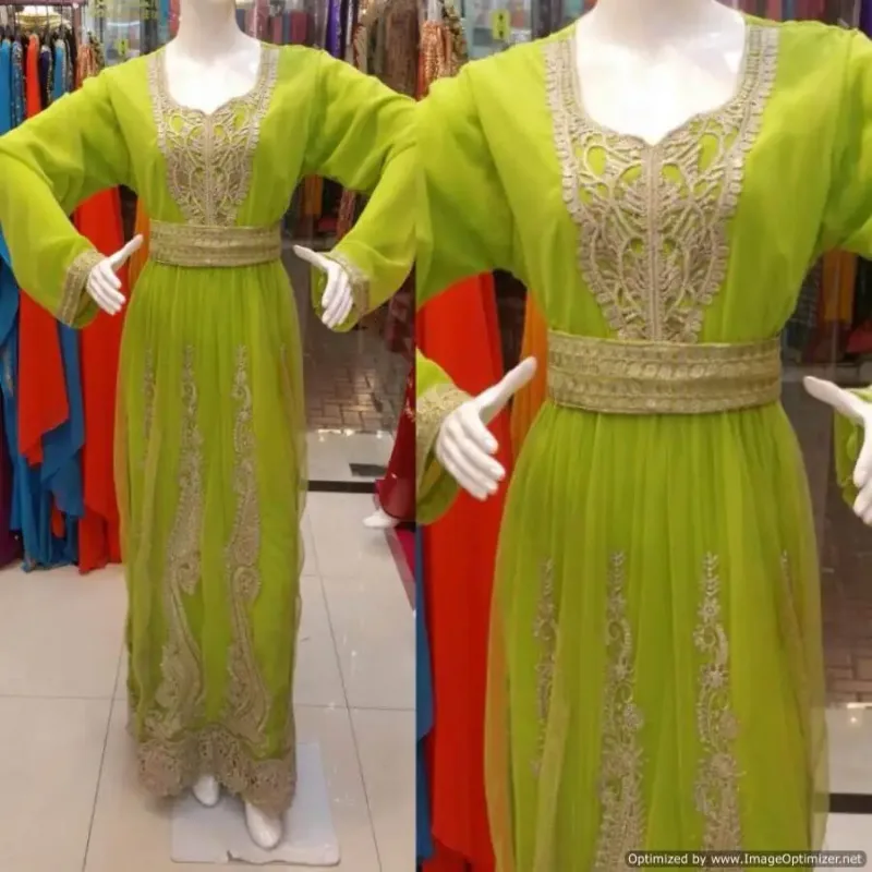 Picture of Radhe Designer Multicolor Georgette Kaftan Dress for Women - F2434