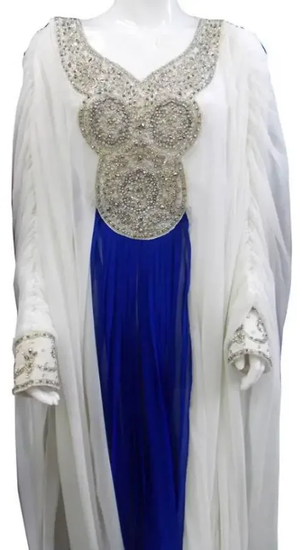 Picture of Radhe Designer Black Georgette Kaftan Dress for Women - F9274