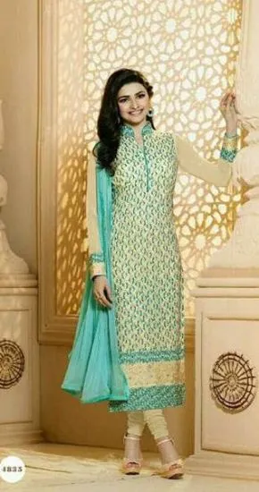 Picture of pakistani bollywood designer suit indian regular wear s