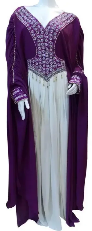 Picture of Radhe Designer Multicolor Georgette Kaftan Dress for Women - F9282