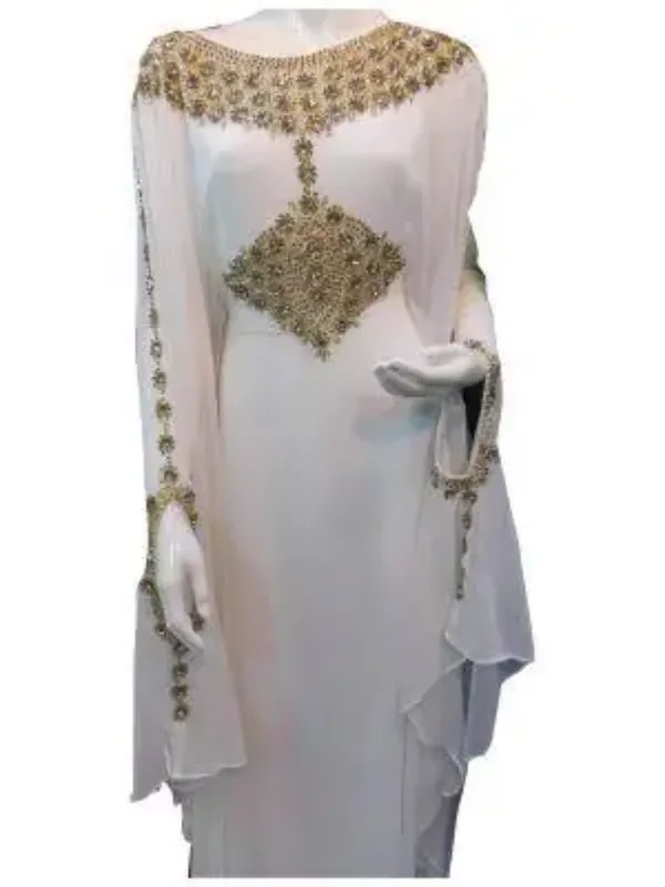 Picture of Radhe Designer Multicolor Georgette Kaftan Dress for Women - F9306