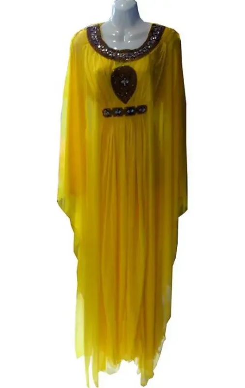 Picture of Radhe Designer Multicolor Georgette Kaftan Dress for Women - F9297