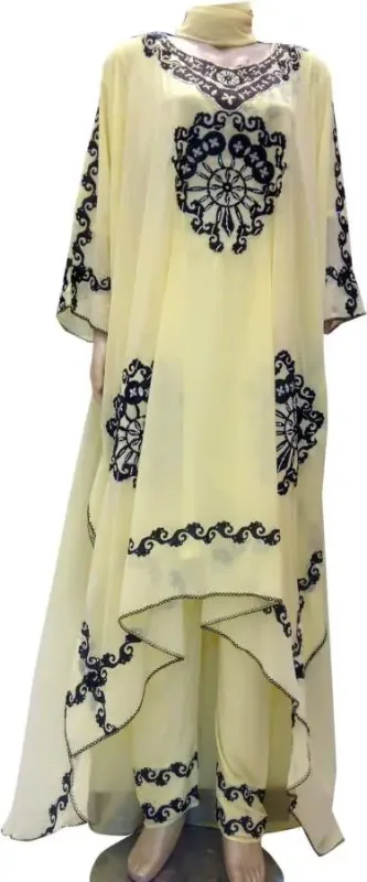 Picture of Radhe Designer Purple Georgette Kaftan Dress for Women - F2466