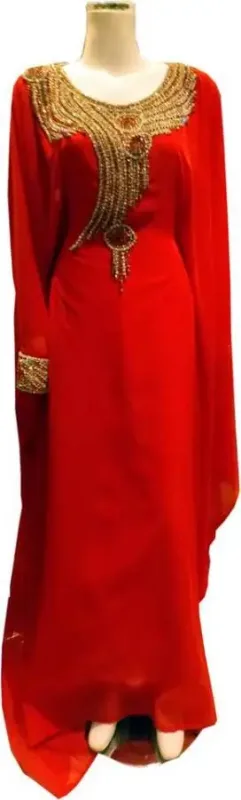 Picture of Radhe Designer Blue Georgette Kaftan Dress for Women - F9303