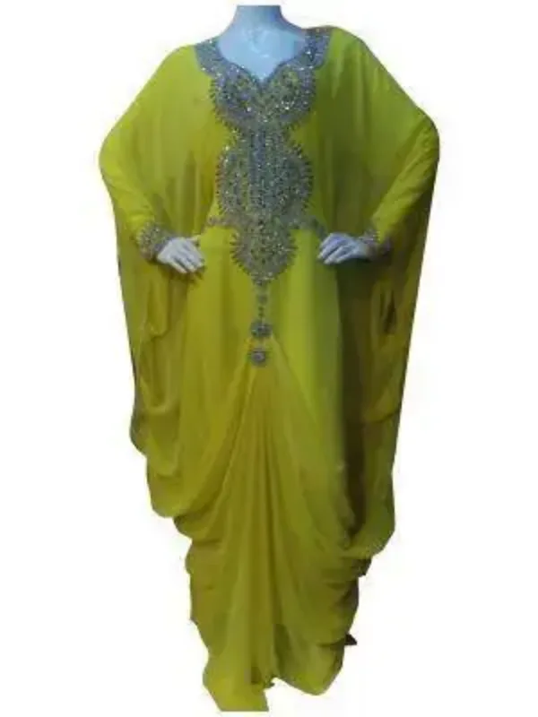 Picture of Radhe Designer Blue Georgette Kaftan Dress for Women - F9320