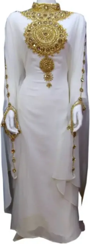 Picture of Radhe Designer Multicolor Georgette Kaftan Dress for Women - F9311