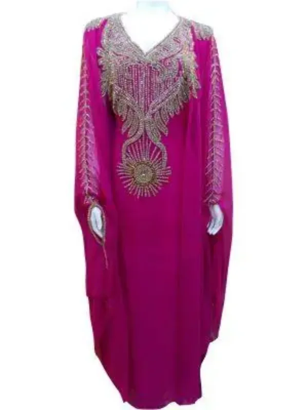 Picture of Radhe Designer Multicolor Georgette Kaftan Dress for Women - F9318