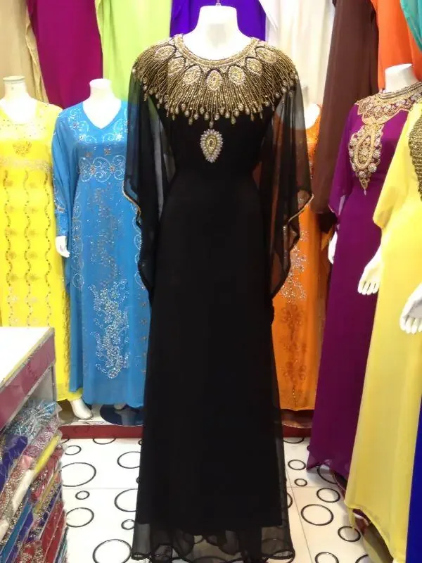 Picture of Radhe Designer Multicolor Georgette Kaftan Dress for Women - F9353