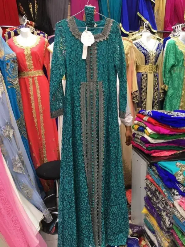 Picture of Radhe Designer Blue Georgette Kaftan Dress for Women - F9354