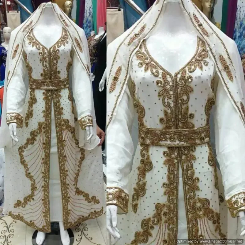 Picture of Radhe Designer Multicolor Georgette Kaftan Dress for Women - F2520