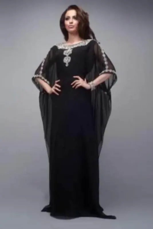 Picture of Radhe Designer Multicolor Georgette Kaftan Dress for Women - F9366