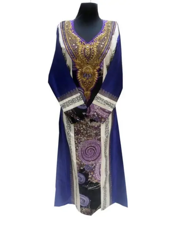 Picture of Radhe Designer Black Georgette Kaftan Dress for Women - F9372