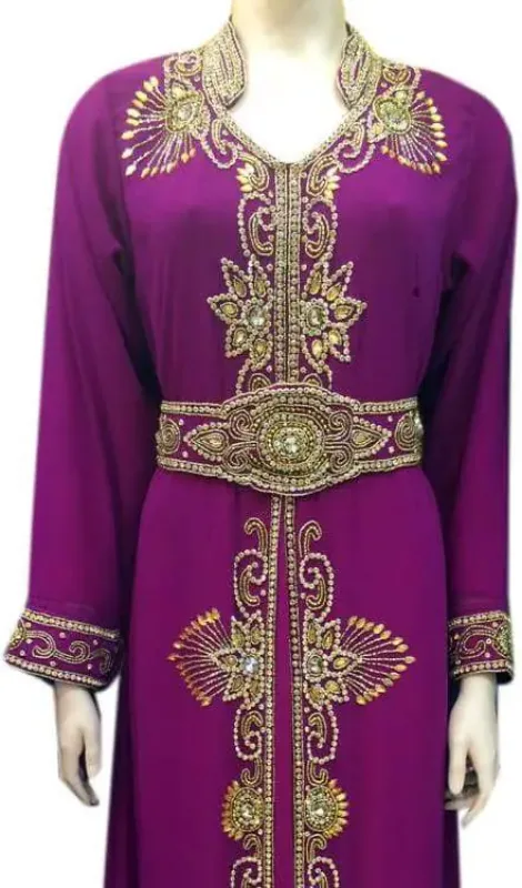 Picture of Radhe Designer Multicolor Georgette Kaftan Dress for Women - F2533