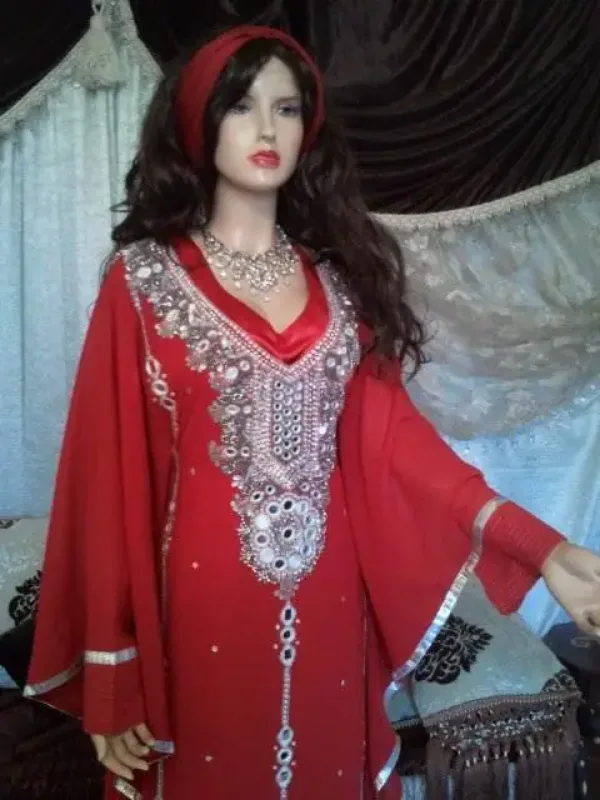 Picture of Radhe Designer Multicolor Georgette Kaftan Dress for Women - F9368