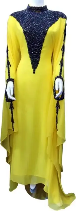 Picture of Radhe Designer Multicolor Georgette Kaftan Dress for Women - F9369