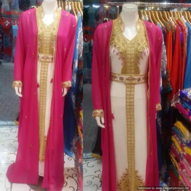 Picture of Radhe Designer Multicolor Georgette Kaftan Dress for Women - F2550
