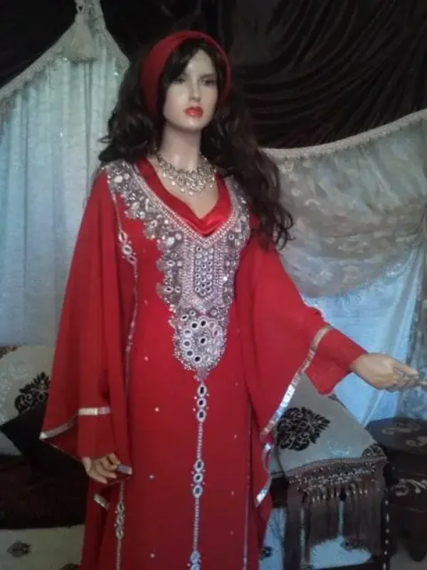 Picture of Radhe Designer Multicolor Georgette Kaftan Dress for Women - F9386