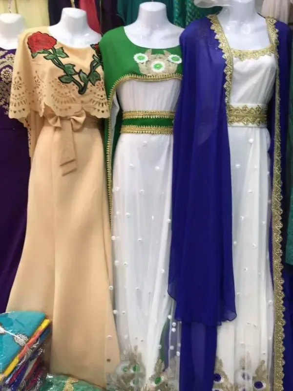 Picture of Radhe Designer Multicolor Georgette Kaftan Dress for Women - F9421