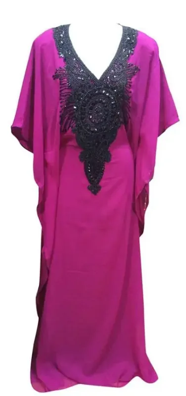 Picture of Radhe Designer Multicolor Georgette Kaftan Dress for Women - F9404