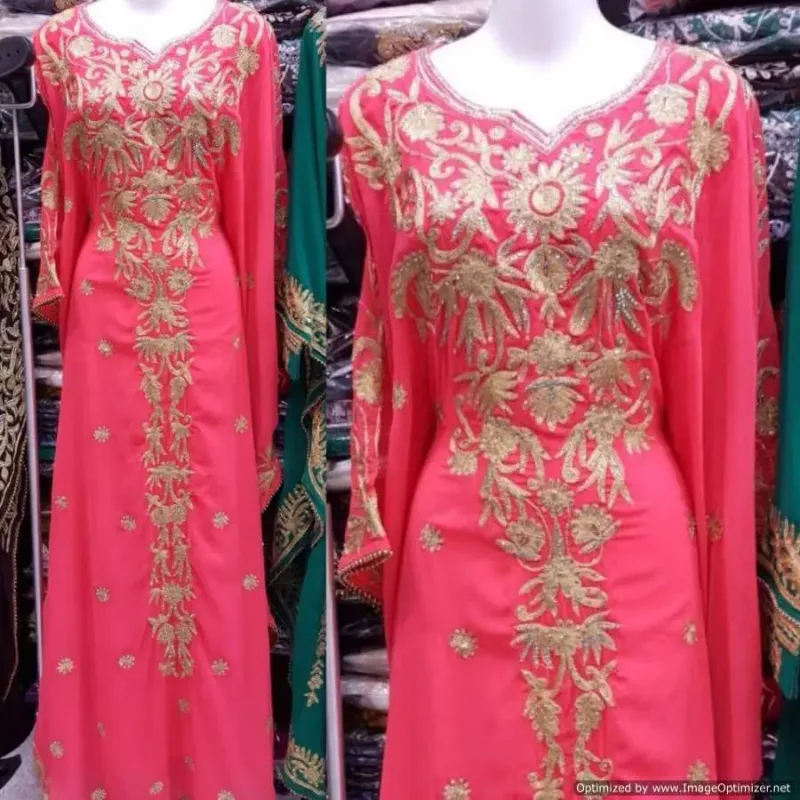 Picture of Radhe Designer Blue Georgette Kaftan Dress for Women - F2542