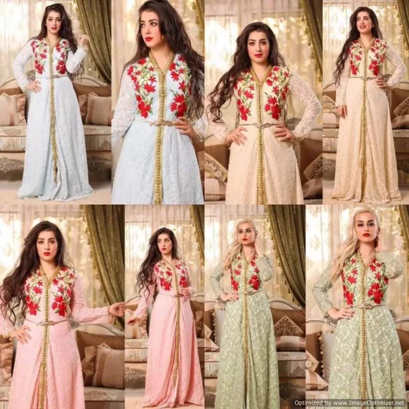 Picture of Radhe Designer Multicolor Georgette Kaftan Dress for Women - F2589