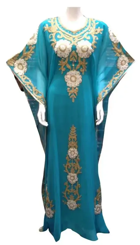 Picture of Radhe Designer Pink Cotton Kaftan Dress for Women - F9428
