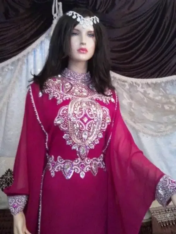 Picture of Radhe Designer Multicolor Georgette Kaftan Dress for Women - F9430