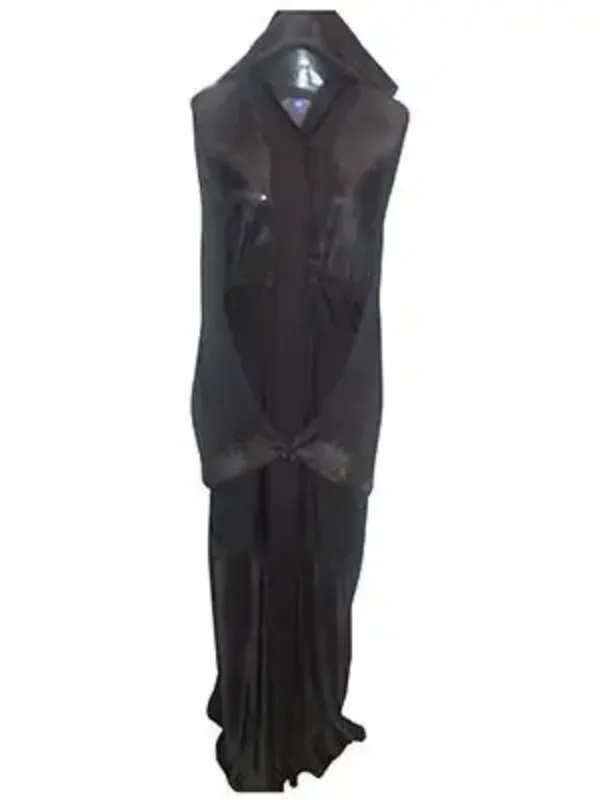 Picture of Radhe Designer Black Georgette Kaftan Dress for Women - F9423