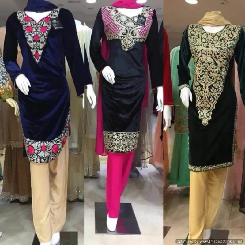 Picture of Radhe Designer Multicolor Georgette Kaftan Dress for Women - F2613