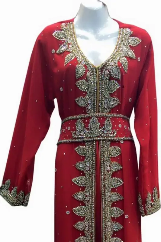 Picture of Radhe Designer Pink Cotton Kaftan Dress for Women - F2633