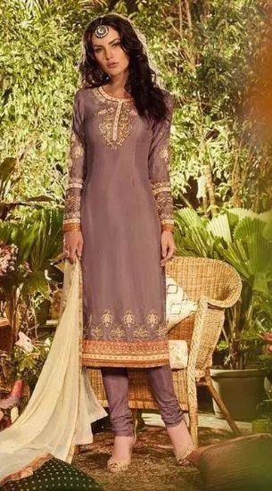 Picture of pakistani designer original khaadi outfit salwar kameez