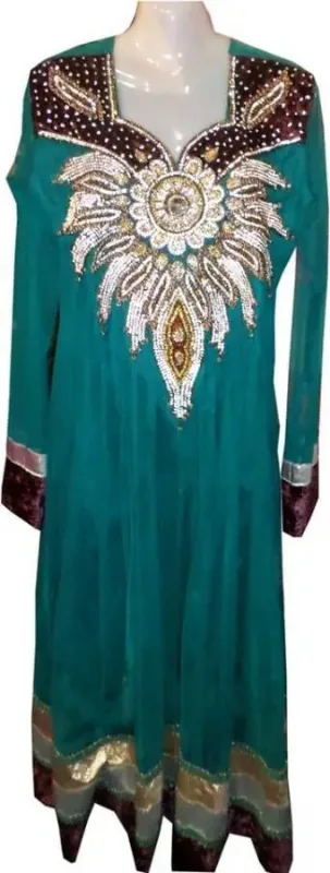 Picture of Radhe Designer Multicolor Georgette Kaftan Dress for Women - F9467