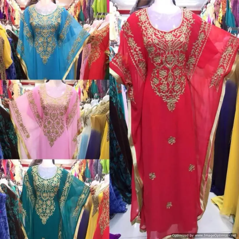 Picture of Radhe Designer Blue Georgette Kaftan Dress for Women - F2627
