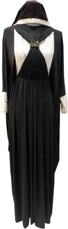 Picture of Radhe Designer White Georgette Kaftan Dress for Women - F9466