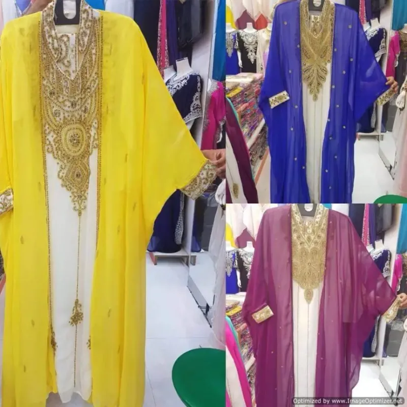 Picture of Radhe Designer Purple Georgette Kaftan Dress for Women - F2840