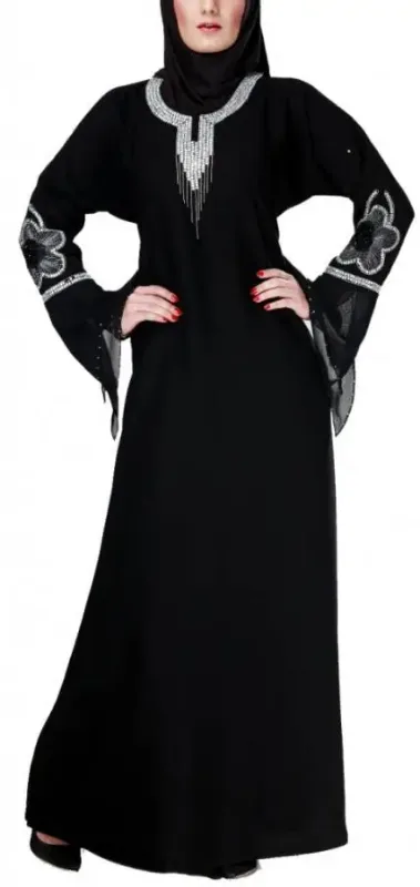 Picture of Radhe Designer Multicolor Georgette Kaftan Dress for Women - F9673