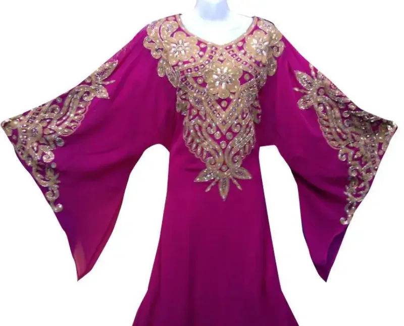 Picture of Radhe Designer Multicolor Georgette Kaftan Dress for Women - F9676