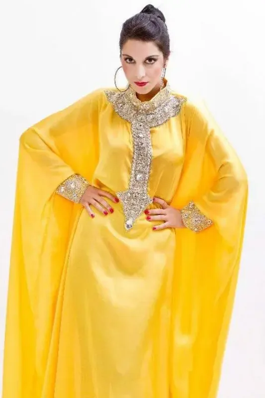 Picture of Radhe Designer Multicolor Georgette Kaftan Dress for Women - F9488